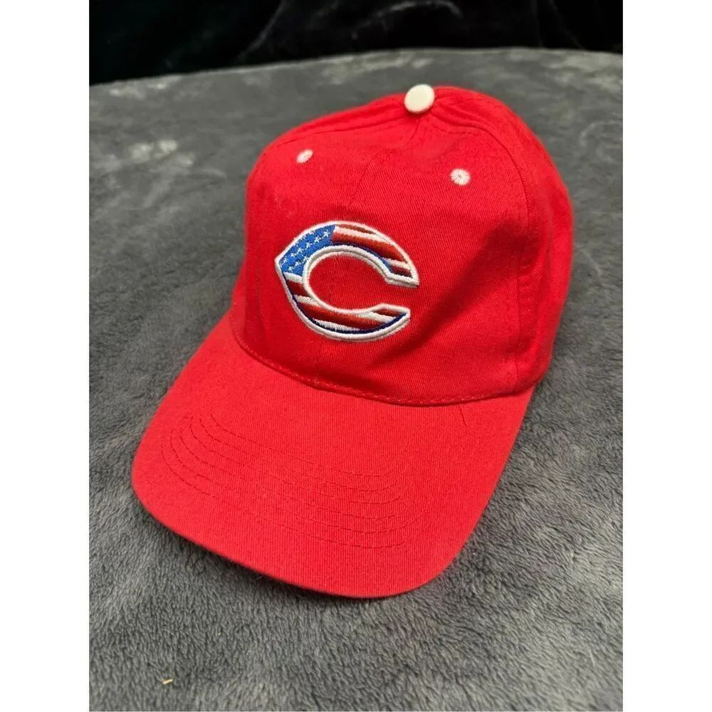 USA Themed Cincinnati Reds adjustable baseball cap #baseball #reds